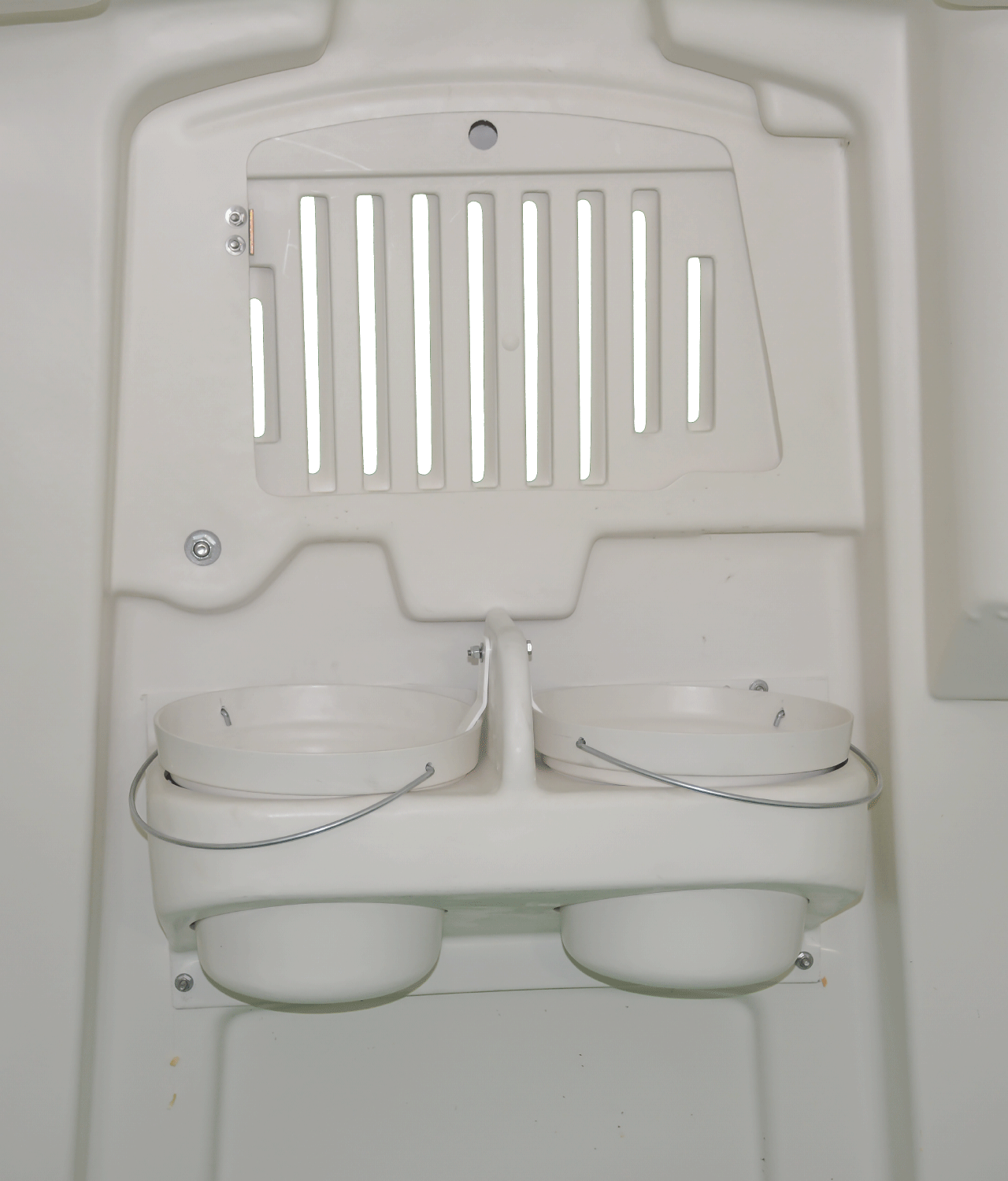 Double Hutch Mount Pail Holder image 1
